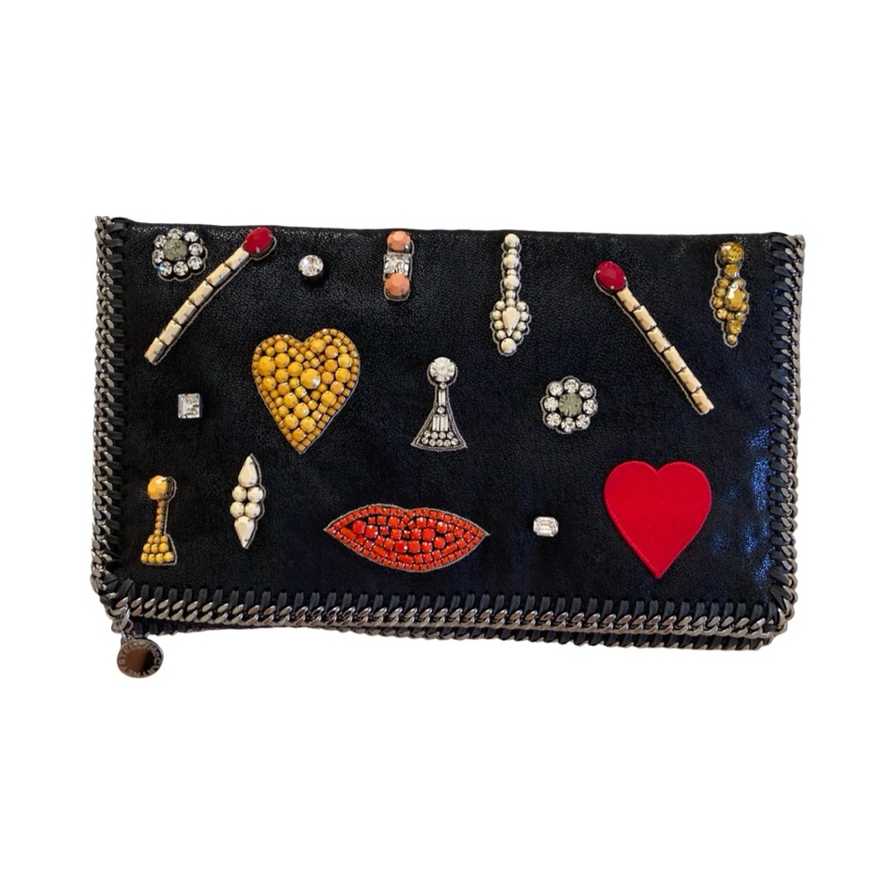 STELLA MCCARTNEY Limited Edition Falabella Crystal Embellished Clutch
